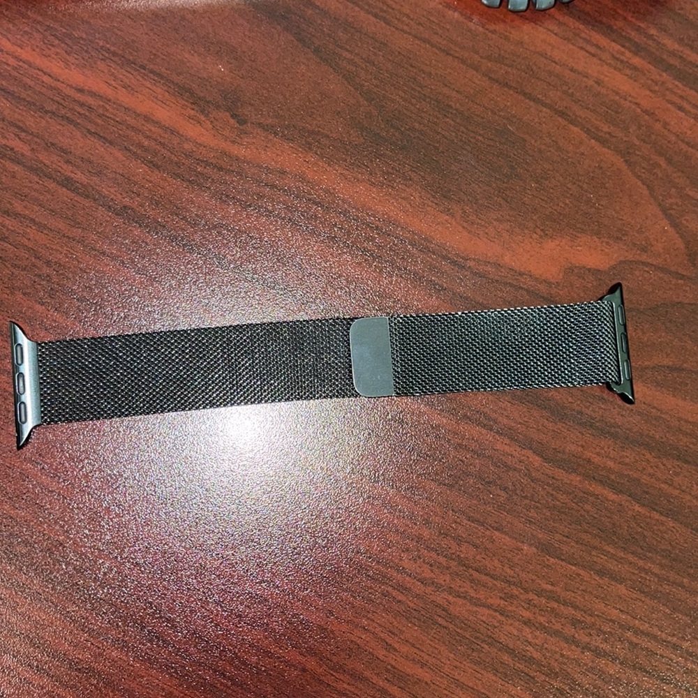 40mm black stainless steel , apple watch band